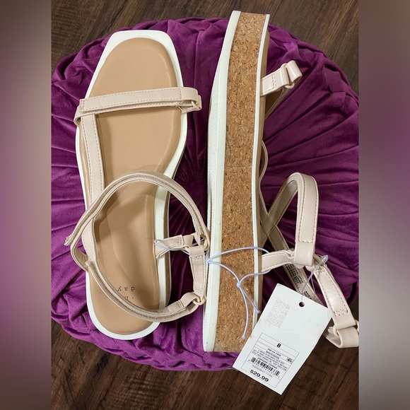 A New Day Women's Nova Sporty Cork Platform Sandals - Picture 5 of 6